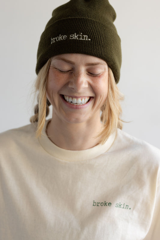JF "Broke Skin" Knit Beanie